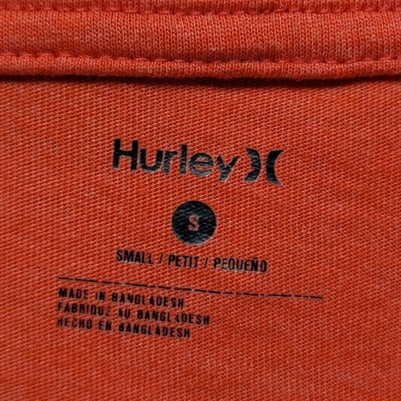 Hurley Two-Tone Hooded Long Sleeve Shirt Size Small - Picture 4 of 9